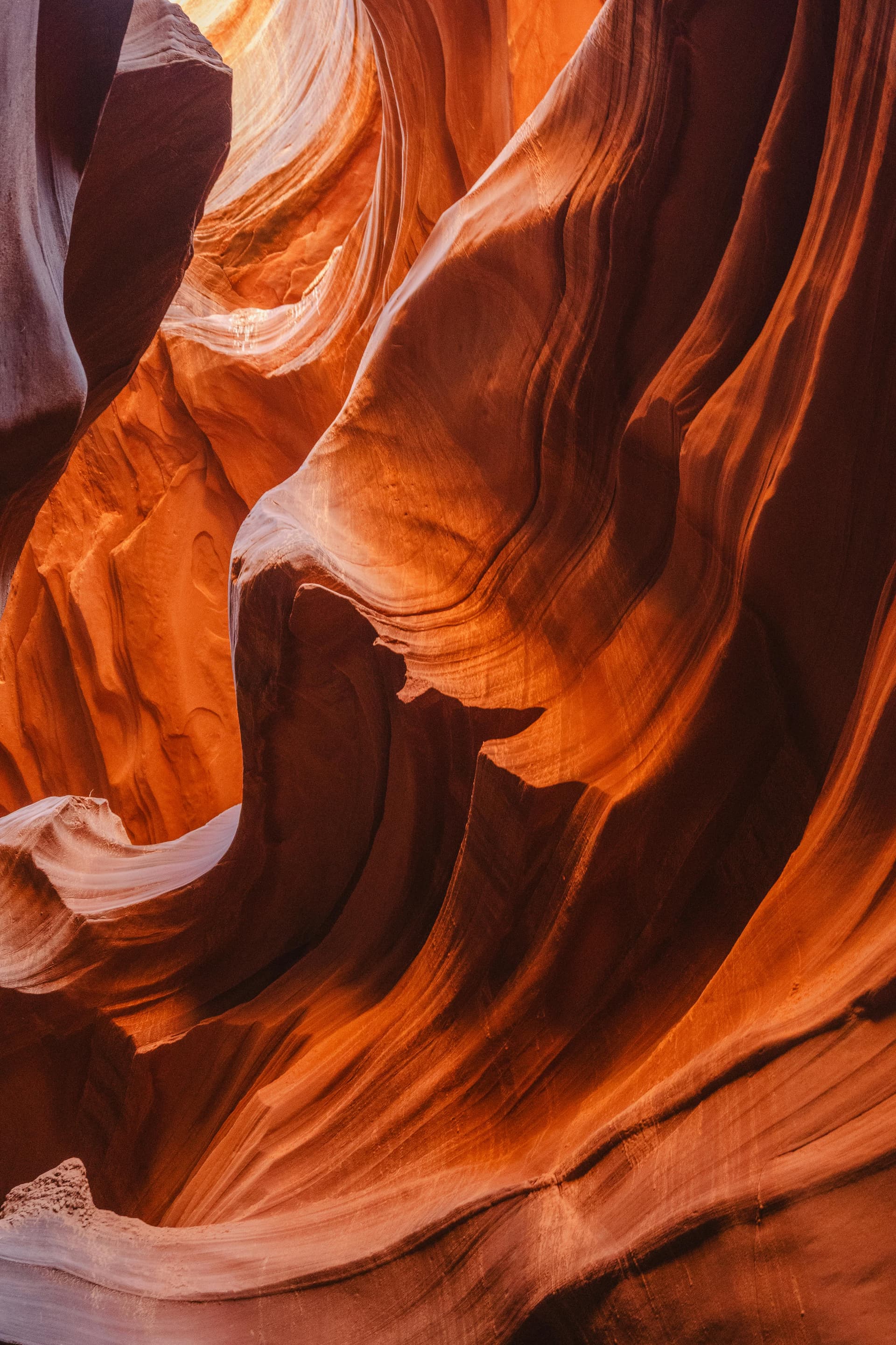 "Fire Walls" The Sculpted Sandstone of Antelope Canyon