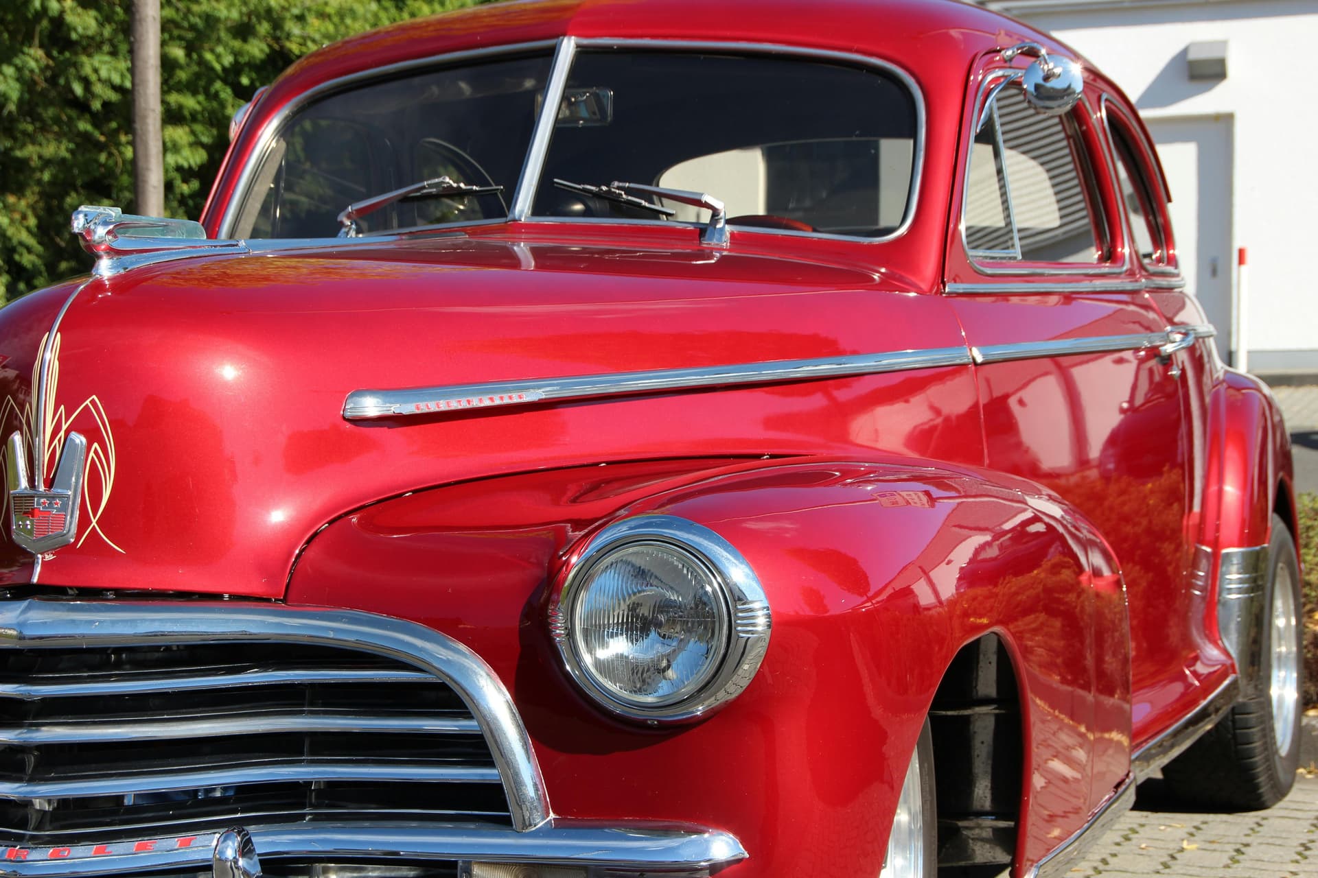 "Cherry Red" A 1940s Classic American Coupe